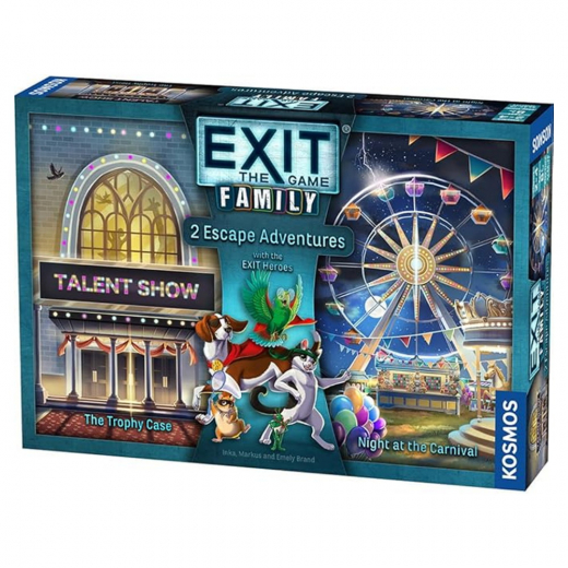 Exit: The Game Family - Exit Heroes 2 i gruppen SELSKABSSPIL / Spilserier / Exit the Game hos Spelexperten (KOS8102)