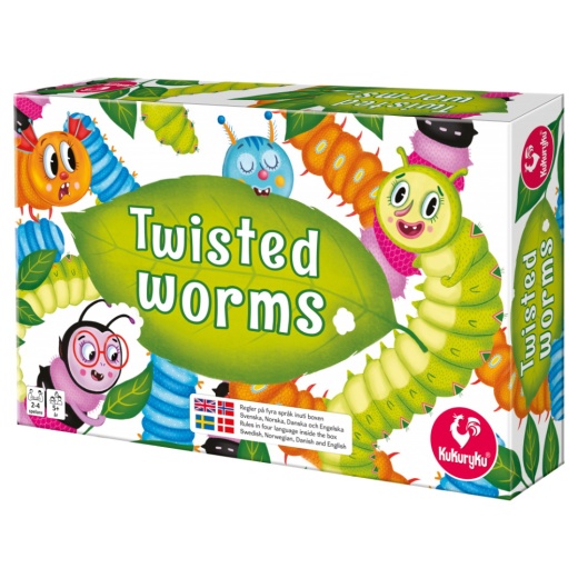 Twisted Worms (DK) i gruppen SELSKABSSPIL / Børnespil hos Spelexperten (KU4237)