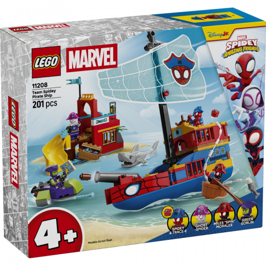 LEGO Marvel - Team Spideys Piratskib i gruppen LEGETØJ / LEGO / LEGO Marvel hos Spelexperten (L-11208)