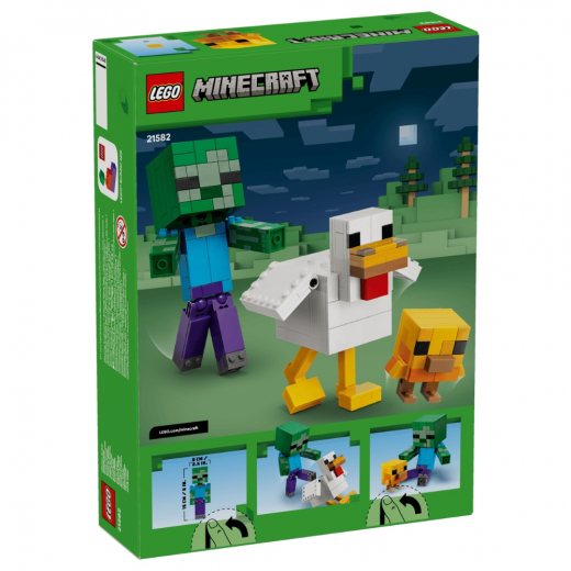 LEGO Minecraft - Hönsryttare i gruppen LEGETØJ / LEGO / LEGO Minecraft hos Spelexperten (L-21582)