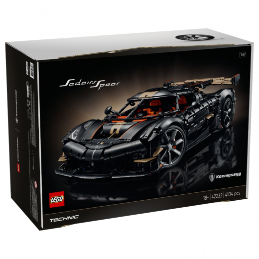 LEGO Technic - Koenigsegg Sadair's Spear megabil i gruppen LEGETØJ / LEGO hos Spelexperten (L-42232)