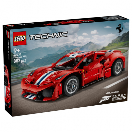 LEGO Technic - Ferrari 488 Pista bil i gruppen LEGETØJ / LEGO / LEGO Technic hos Spelexperten (L-42235)