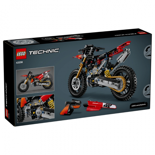 LEGO Technic - Ducati Desmo450 MX Factory motorcykel i gruppen LEGETØJ / LEGO / LEGO Technic hos Spelexperten (L-42238)