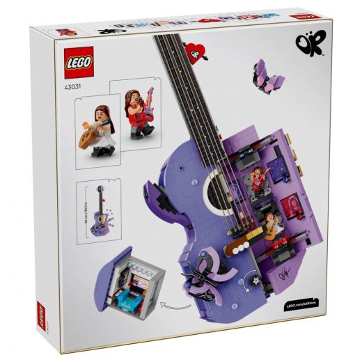 LEGO Editions - Olivia Rodrigos tvåfärgade gitarr i gruppen LEGETØJ / LEGO hos Spelexperten (L-43031)
