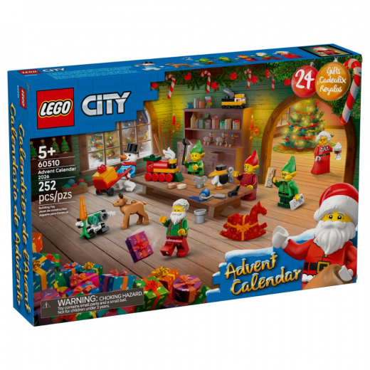 LEGO City - Adventskalender 2026 i gruppen LEGETØJ / LEGO / LEGO Julekalender hos Spelexperten (L-60510)