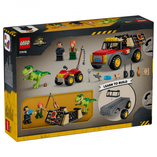 LEGO Jurassic World - Transportbil för ung T rex i gruppen LEGETØJ / LEGO / LEGO Jurassic World hos Spelexperten (L-77978)