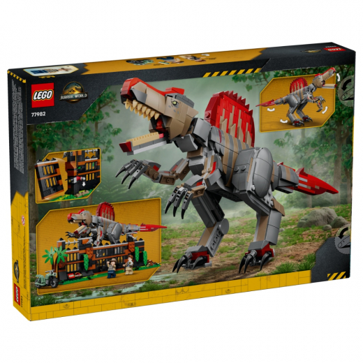 LEGO Jurassic World - Dinosaurieflykt med spinosaurus i gruppen LEGETØJ / LEGO / LEGO Jurassic World hos Spelexperten (L-77982)