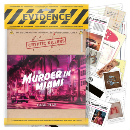 Cryptic Killers: Murder in Miami i gruppen SELSKABSSPIL / Escape Room hos Spelexperten (LBL1008)