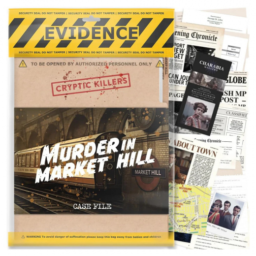 Cryptic Killers: Murder in Market Hill i gruppen SELSKABSSPIL / Escape Room hos Spelexperten (LBL1009)