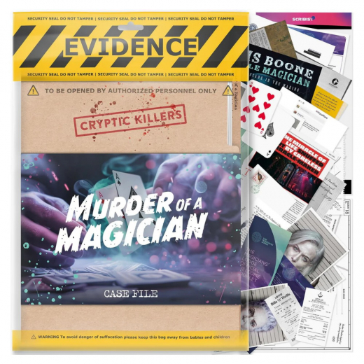 Cryptic Killers: Murder of a Magician i gruppen SELSKABSSPIL / Escape Room hos Spelexperten (LBL1011)