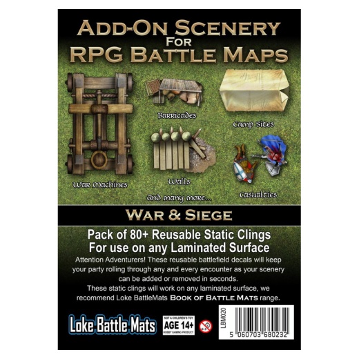 Add-On Scenery for RPG Maps - War & Siege (Exp.) i gruppen SELSKABSSPIL / Rollespil hos Spelexperten (LBM020)