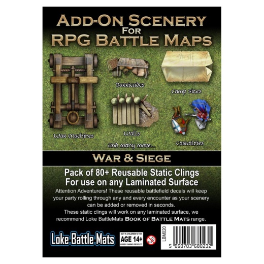 Add-On Scenery for RPG Maps - War & Siege (Exp.) i gruppen  hos Spelexperten (LBM020)