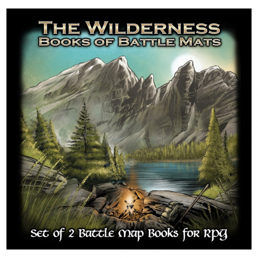 Books of Battle Mats - The Wilderness i gruppen SELSKABSSPIL / Tilbehør / Andet hos Spelexperten (LBM023)