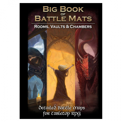 Big Book of Battle Mats - Rooms, Vaults & Chambers i gruppen SELSKABSSPIL / Rollespil hos Spelexperten (LBM042)