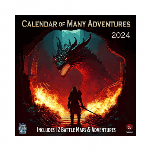 Calendar of Many Adventures 2024 i gruppen SELSKABSSPIL / Rollespil hos Spelexperten (LBM043)