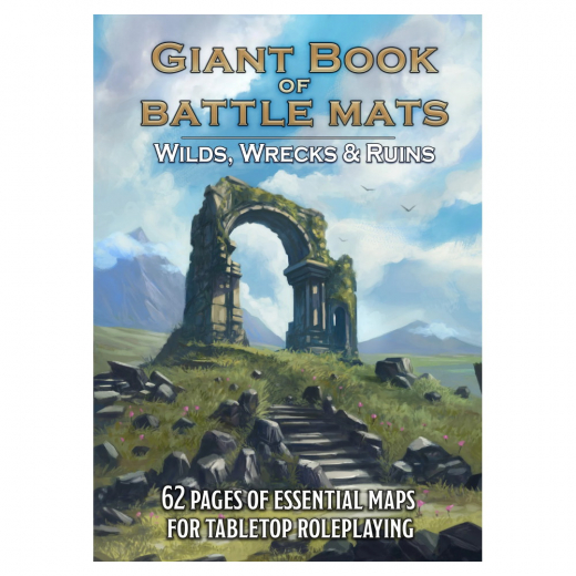 Giant Book of Battle Mats - Wilds, Wrecks & Ruins i gruppen SELSKABSSPIL / Rollespil hos Spelexperten (LBM046)