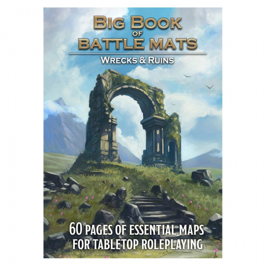 Big Book of Battle Mats - Wrecks & Ruins i gruppen SELSKABSSPIL / Rollespil hos Spelexperten (LBM047)