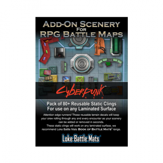 Add-On Scenery for RPG Maps - Cyberpunk (Exp.) i gruppen SELSKABSSPIL / Rollespil / Cyberpunk Red RPG hos Spelexperten (LBM063)