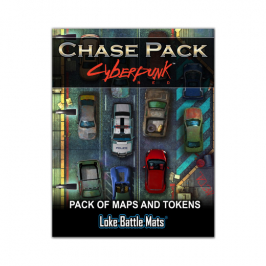 Pack of Maps and Tokens - Chase Pack: Cyberpunk (Exp.) i gruppen SELSKABSSPIL / Rollespil / Cyberpunk Red RPG hos Spelexperten (LBM066)