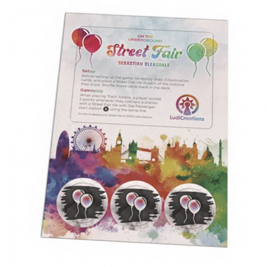 On the Underground: Street Fair (Exp.) i gruppen SELSKABSSPIL / Udvidelser hos Spelexperten (LDR2222020)