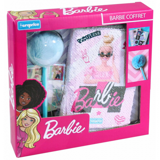 Barbie Skrivesæt i gruppen LEGETØJ / Skab & mal / Skriv og Tegn / Notesbøger hos Spelexperten (LI-BB9589)