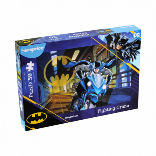 Puslespil: Batman 50 Brikker i gruppen PUSLESPIL / Puslespil til børn hos Spelexperten (LI-BT2046)