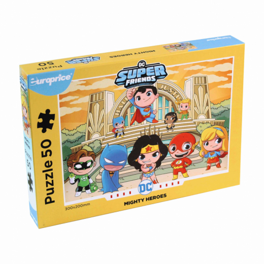 Puslespil: Super Friends 50 Brikker i gruppen PUSLESPIL / Puslespil til børn hos Spelexperten (LI-DC6129)
