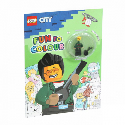 LEGO Fun to Colour - City Tread Octane i gruppen LEGETØJ / Skab & mal / Skriv og Tegn / Malebøger hos Spelexperten (LI-LG5467-A)