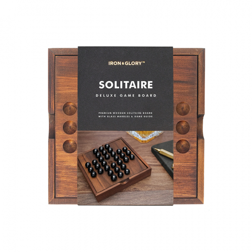 Wooden game Solitaire i gruppen SELSKABSSPIL / Klassiske hos Spelexperten (LKIAGSOL)