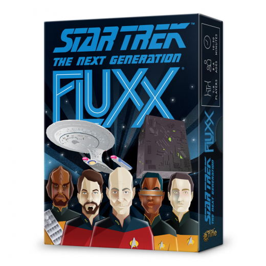 Star Trek: The Next Generation Fluxx i gruppen SELSKABSSPIL / Spilserier / Fluxx hos Spelexperten (LOO086)