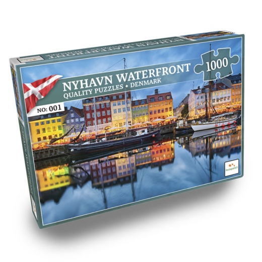 Nordic Puzzles: Nyhavn Waterfront 1000 brikker i gruppen  hos Spelexperten (LPFI071)