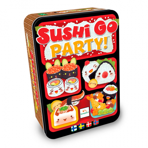 Sushi Go Party! (DK) i gruppen SELSKABSSPIL / Kortspil hos Spelexperten (LPFI741)