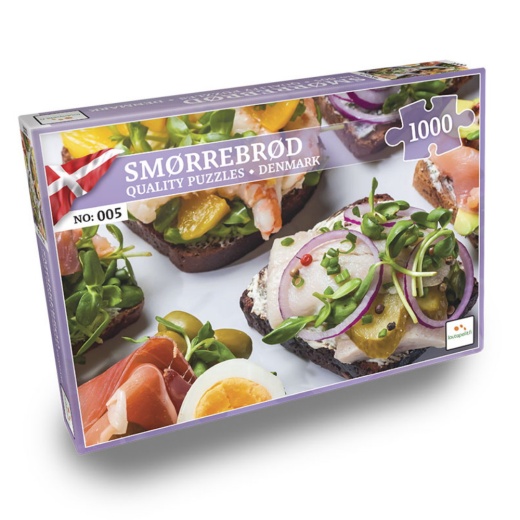 Nordic Puzzles: Smørrebrød 1000 brikker i gruppen PUSLESPIL / 1000 brikker hos Spelexperten (LPFI7622)