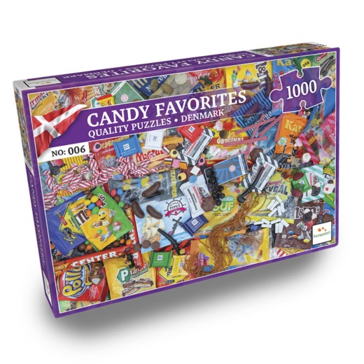 Nordic Puzzles: Candy Favorites 1000 brikker i gruppen PUSLESPIL / 1000 brikker hos Spelexperten (LPFI7623)