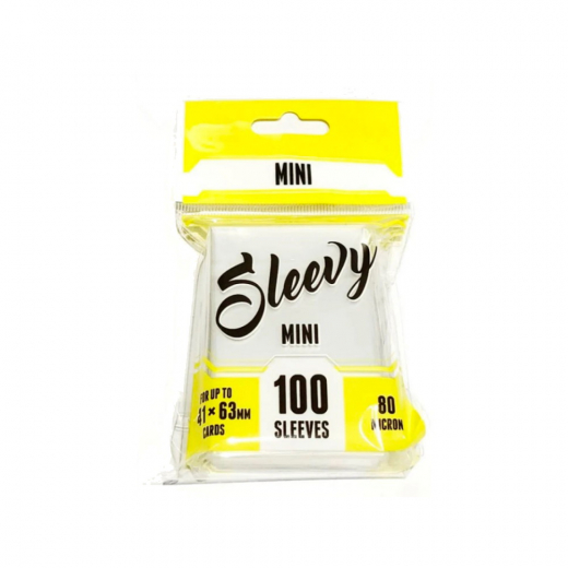 Sleeves Sleevy 41 x 63 mm Regular i gruppen SELSKABSSPIL / Tilbehør / Sleeves hos Spelexperten (LPFI7951)