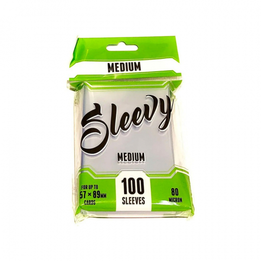 Sleeves Sleevy 57 x 89 mm Regular i gruppen SELSKABSSPIL / Tilbehør / Sleeves hos Spelexperten (LPFI7953)