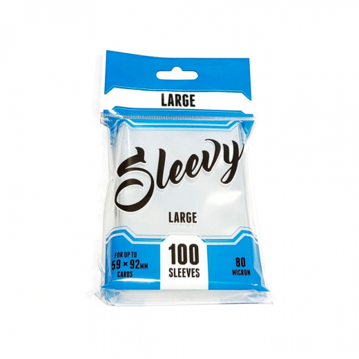 Sleeves Sleevy 59 x 92 mm Regular i gruppen SELSKABSSPIL / Tilbehør / Sleeves hos Spelexperten (LPFI7954)