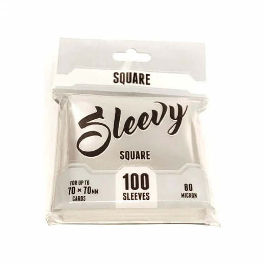 Sleeves Sleevy 70 x 70 mm Regular i gruppen SELSKABSSPIL / Tilbehør / Sleeves hos Spelexperten (LPFI7959)