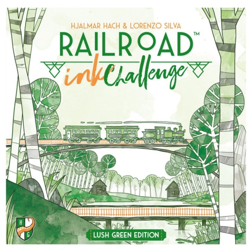 Railroad Ink: Challenge - Lush Green Edition (Eng) i gruppen SELSKABSSPIL / Strategispil hos Spelexperten (LUMHG048)