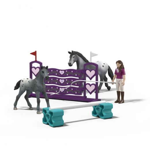 Schleich Lisas Turneringstræning i gruppen LEGETØJ / Figurer og legesæt / Schleich hos Spelexperten (M-42776)