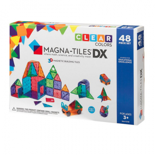Magna-Tiles DX - Clear colors - 48 dele i gruppen  hos Spelexperten (MAG12148)