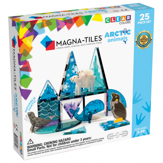 Magna-Tiles - Arctic Animals - 25 Dele i gruppen LEGETØJ / Byggeklodser / Magna-Tiles hos Spelexperten (MAG21125)