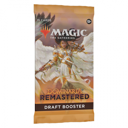 Magic: The Gathering - Dominaria Remastered Draft Booster i gruppen SELSKABSSPIL / Magic the Gathering hos Spelexperten (MAGC1504-BOS)
