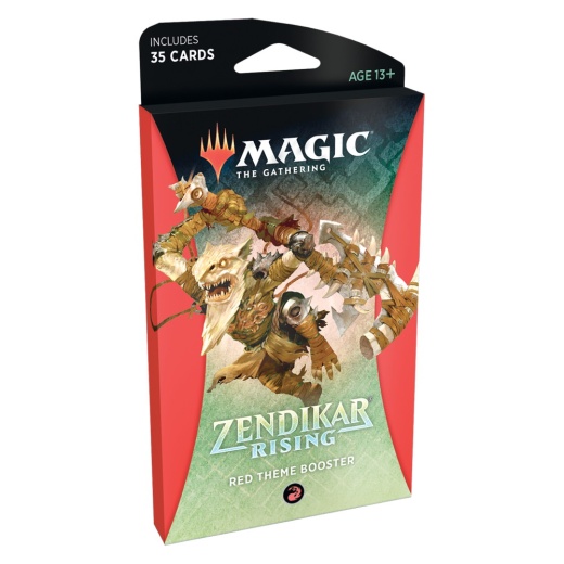 Magic: The Gathering - Zendikar Rising Red Theme Booster i gruppen SELSKABSSPIL / Magic the Gathering hos Spelexperten (MAGC7535-RED)