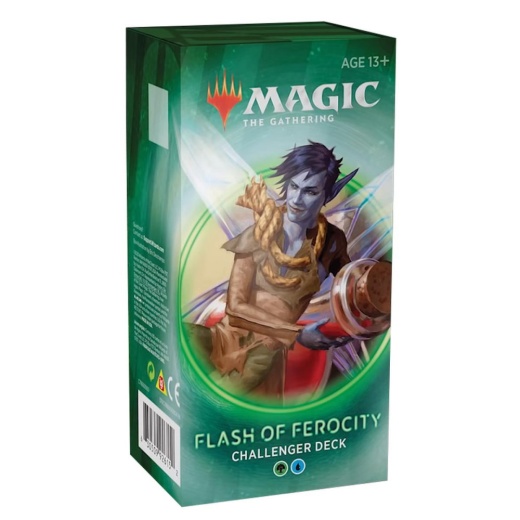Magic: The Gathering - Challenger Deck 2020: Flash of Ferocity i gruppen SELSKABSSPIL / Magic the Gathering hos Spelexperten (MAGC7866FOF)