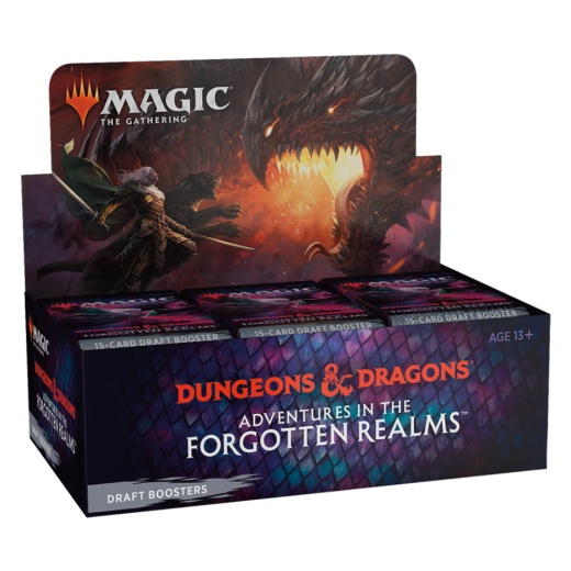 Magic: The Gathering - Adventures in the Forgotten Realms Draft Booster Display i gruppen SELSKABSSPIL / Magic the Gathering hos Spelexperten (MAGC8746-DIS)