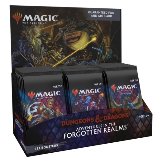 Magic: The Gathering - Adventures in the Forgotten Realms Set Booster Display i gruppen SELSKABSSPIL / Magic the Gathering hos Spelexperten (MAGC8755-DIS)