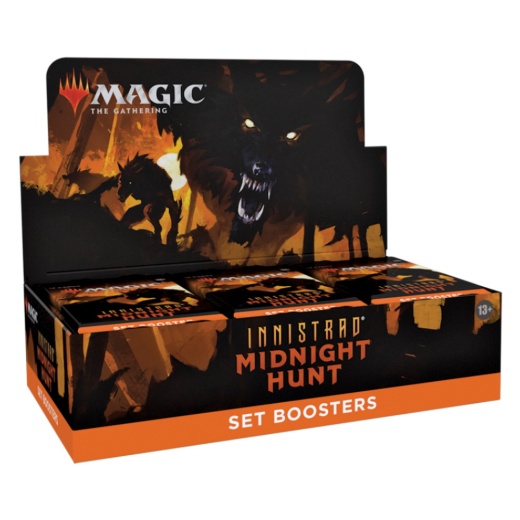 Magic: The Gathering - Innistrad: Midnight Hunt Set Booster Display i gruppen SELSKABSSPIL / Magic the Gathering hos Spelexperten (MAGC8953-DIS)