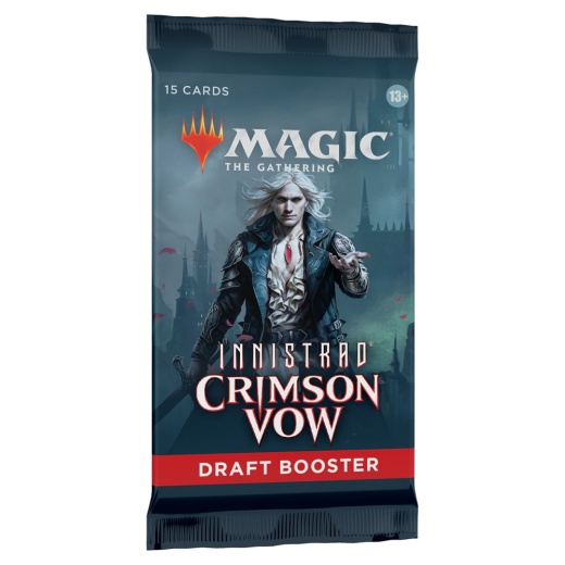 Magic: The Gathering - Innistrad: Crimson Vow Draft Booster i gruppen SELSKABSSPIL / Magic the Gathering hos Spelexperten (MAGC9060-BOS)