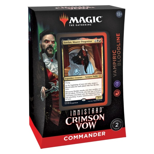 Magic: The Gathering - Vampiric Bloodline Commander Deck i gruppen SELSKABSSPIL / Magic the Gathering hos Spelexperten (MAGC9066-VAM)